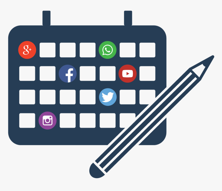 Start Your Free Trial - Social Media Calendar Icon, HD Png Download, Free Download