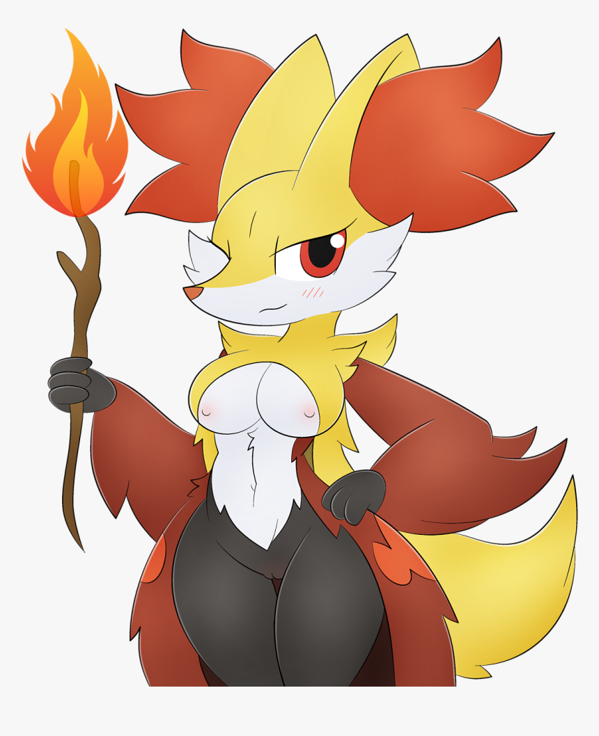 Delphox Girl - Anthro Delphox, HD Png Download, Free Download