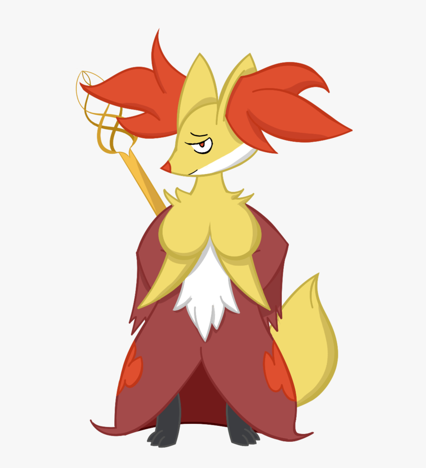 Busty Delphox - Cartoon, HD Png Download, Free Download