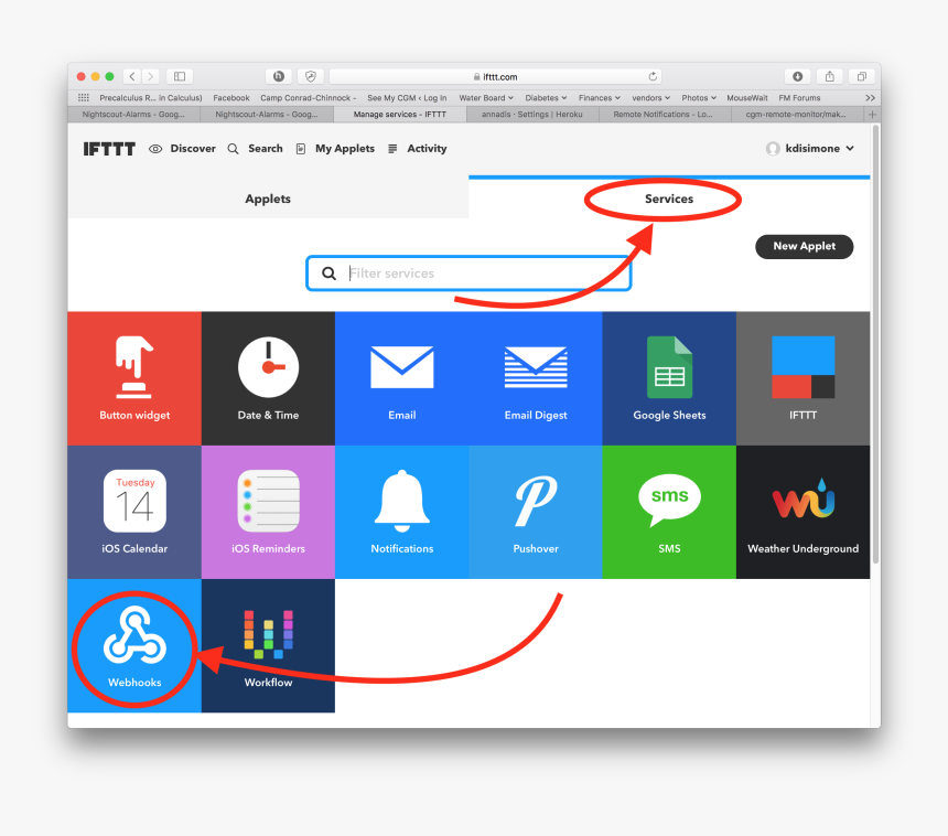 Ifttt My Applets, HD Png Download, Free Download