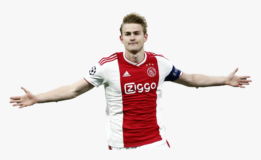 Matthijs De Ligt Transparent Background Png - Soccer Player, Png Download, Free Download