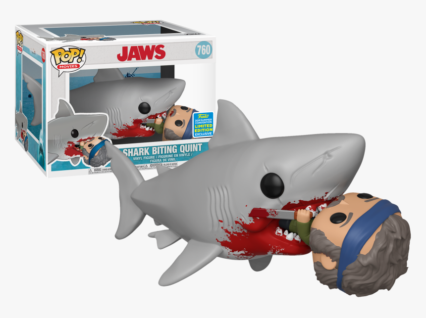 Shark Biting Quint - Funko Pop Shark Biting Quint, HD Png Download, Free Download