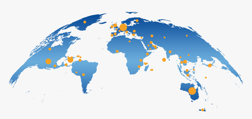 Eomap - World Map Globe Background, HD Png Download, Free Download