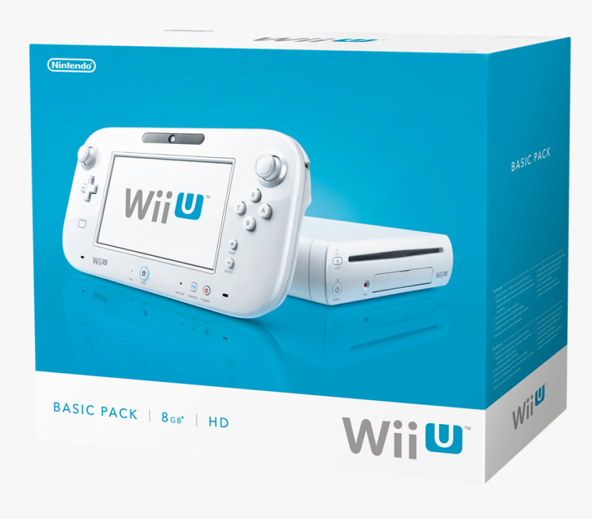 Wiiu Hw Basic Box Ps White Eub - Nintendo Wii U Box, HD Png Download, Free Download