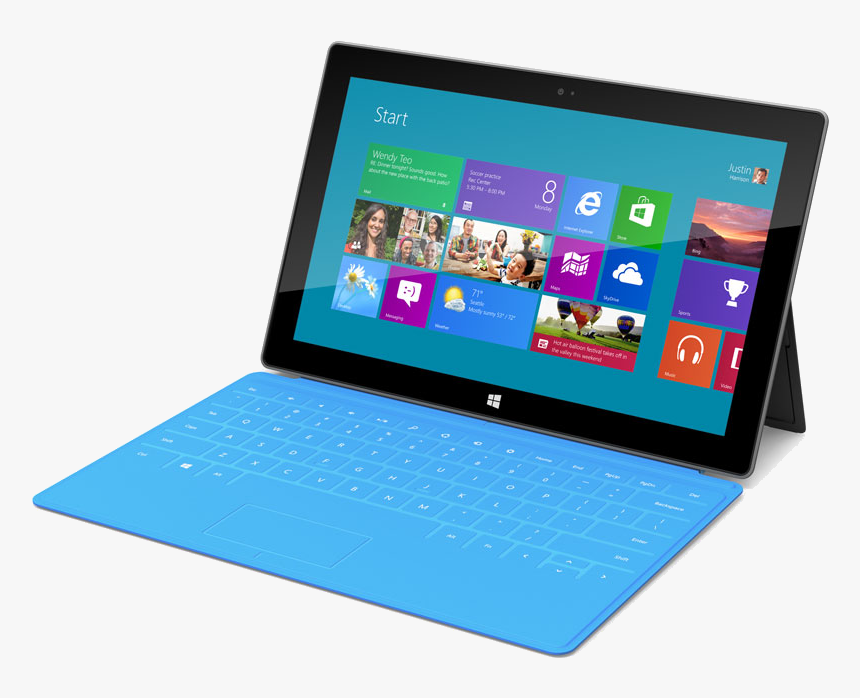 Surfacepng - Microsoft Surface Tablet 1, Transparent Png, Free Download