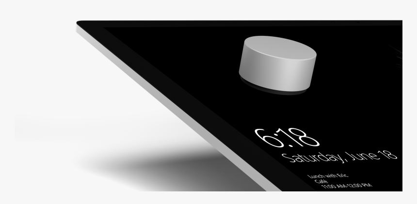 Microsoft Surface Dial Promo Shot - Surface Pro Microsoft, HD Png Download, Free Download