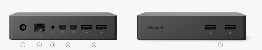 Dock Microsoft Surface Dock, HD Png Download, Free Download