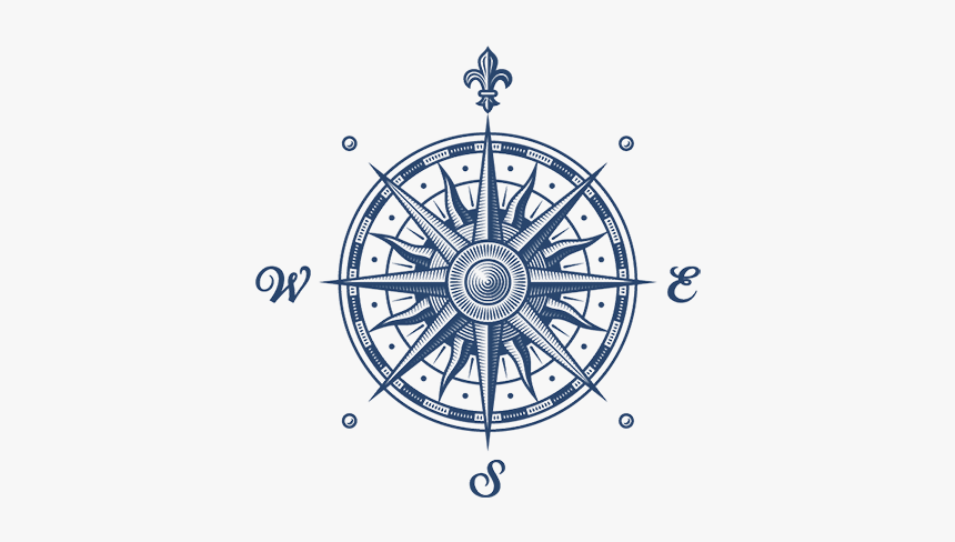 Compass Fleur De Lis, HD Png Download, Free Download