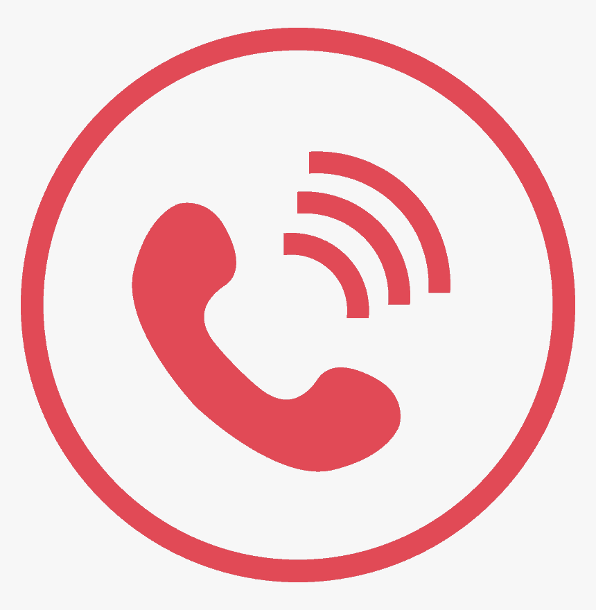 Contact Flower Mound Electrician Today - Phone Icon Png Red, Transparent Png, Free Download