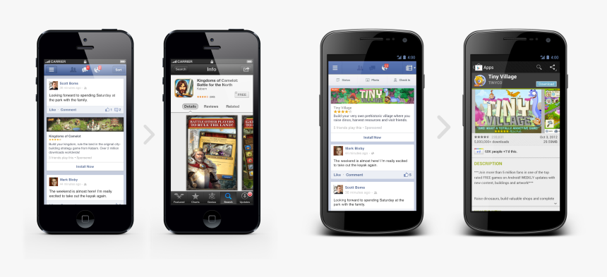 Facebook App Install Ads, HD Png Download, Free Download