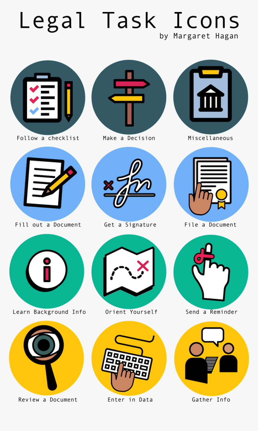 Standard Icons For Legal Takss - Legal Icons Png, Transparent Png, Free Download