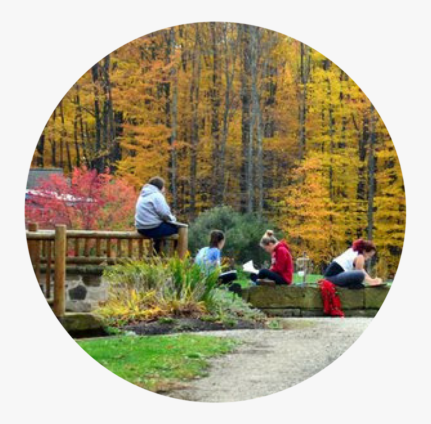 Hershey Middle And High School Students Studying Outdoors - Hershey Montessori Farm School, HD Png Download, Free Download