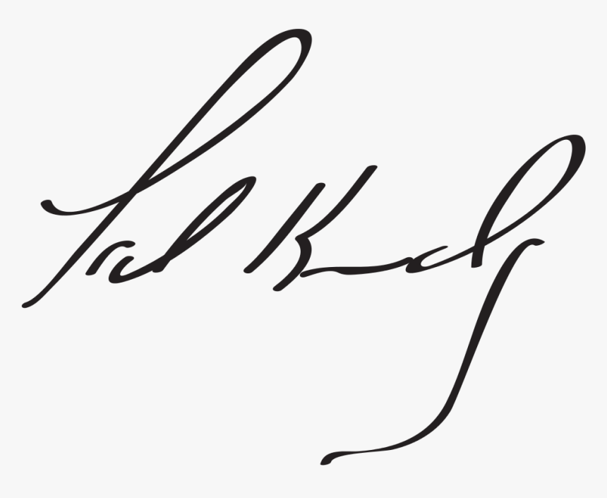 Ted Kennedy Signature - Jf Kennedy Podpis, HD Png Download, Free Download