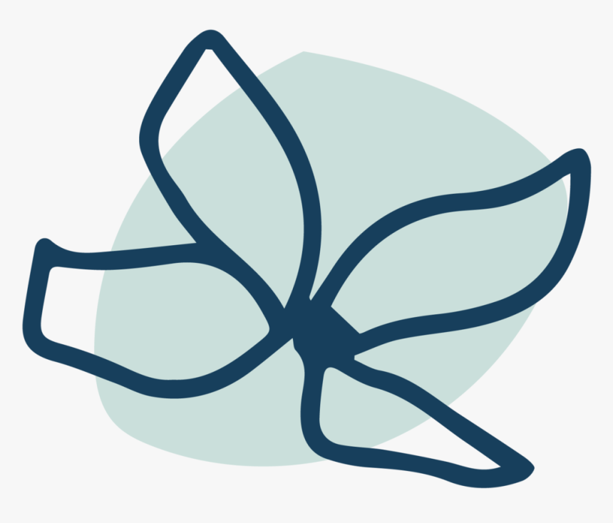 Icon Flower - Navy, HD Png Download, Free Download