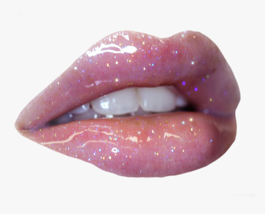 Lips, Pink, And Glitter Image - Victoria's Secret Glitter Lip Gloss, HD Png Download, Free Download