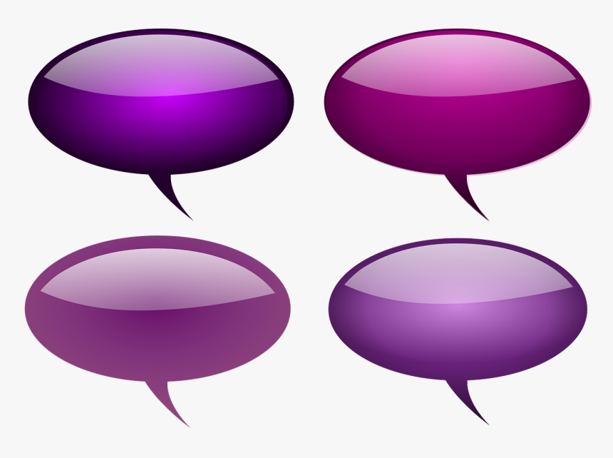 Transparent Pink Bubbles Png - Clipart Speech Bubble Colour, Png Download, Free Download