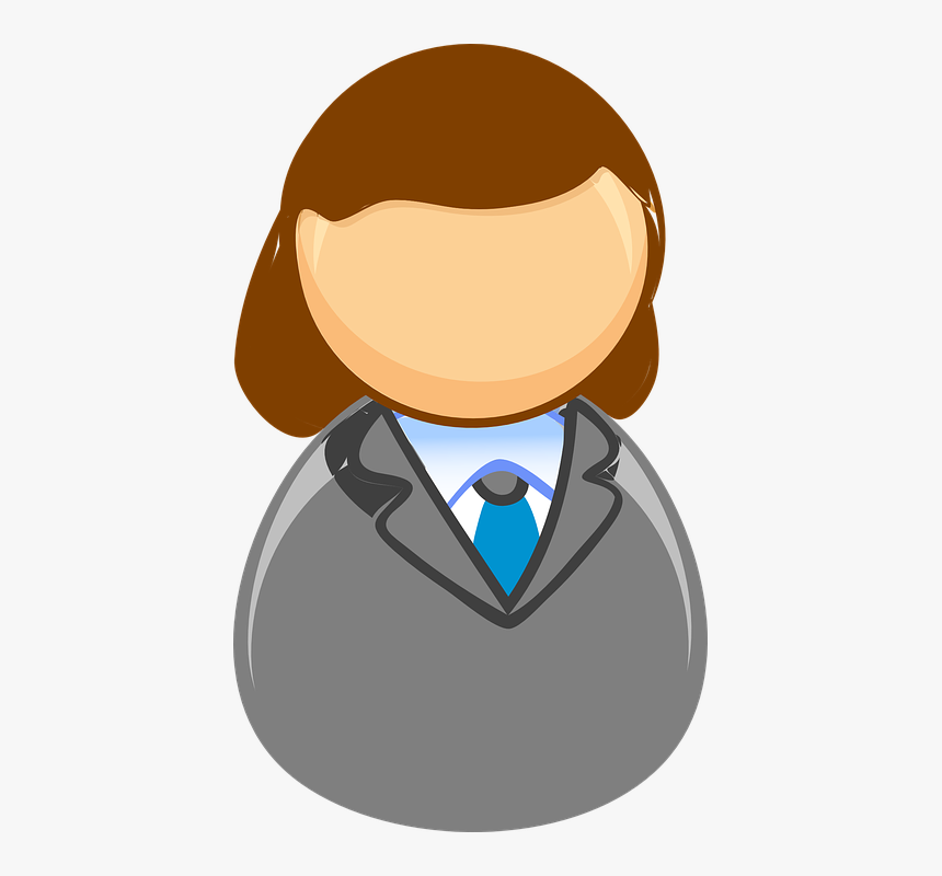 Faceless, Woman, Brunette, Suit, Business, Professional - Customer Service Representative Clipart, HD Png Download, Free Download