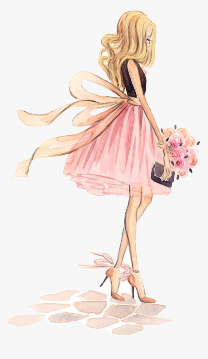 #woman #street #fashion #faceless #flowers - Sisters Love Brother Sketch, HD Png Download, Free Download