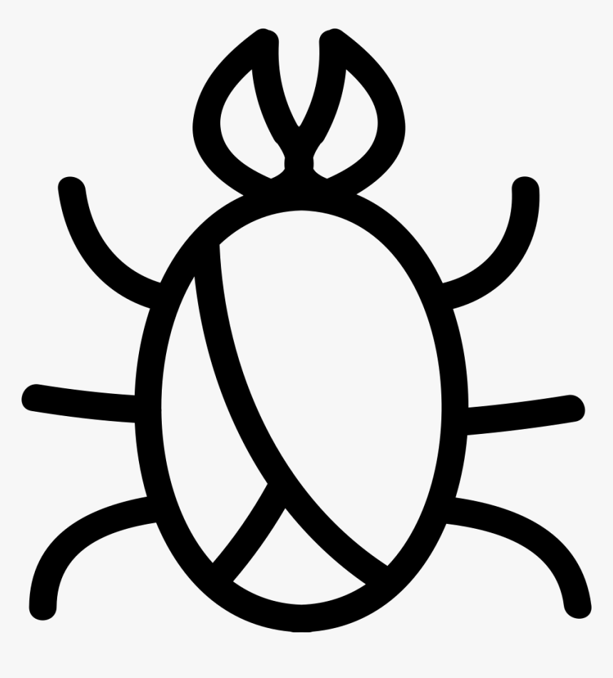 Bug Hand Drawn Symbol - Icon, HD Png Download, Free Download