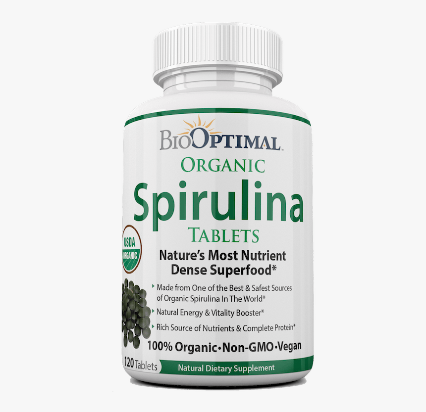 Organic Spirulina Tablets - Natural Foods, HD Png Download, Free Download