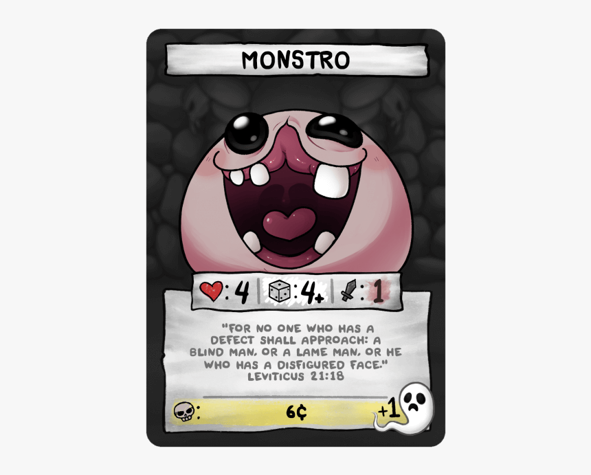 Monstro - Binding Of Isaac Four Souls Mom, HD Png Download, Free Download