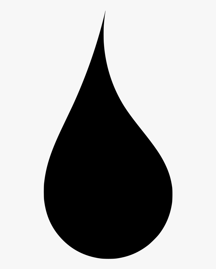 Black Cartoon Water Drop, HD Png Download, Free Download