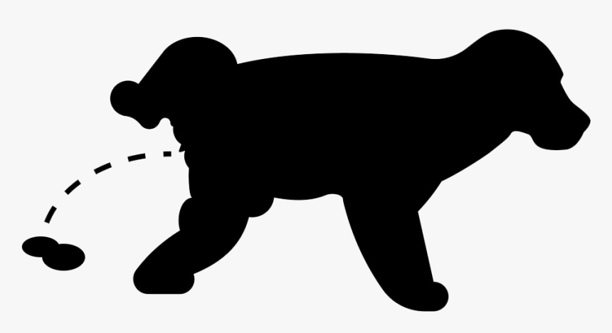 Dog Peeing Silhouette - Dog Pee Vector, HD Png Download, Free Download