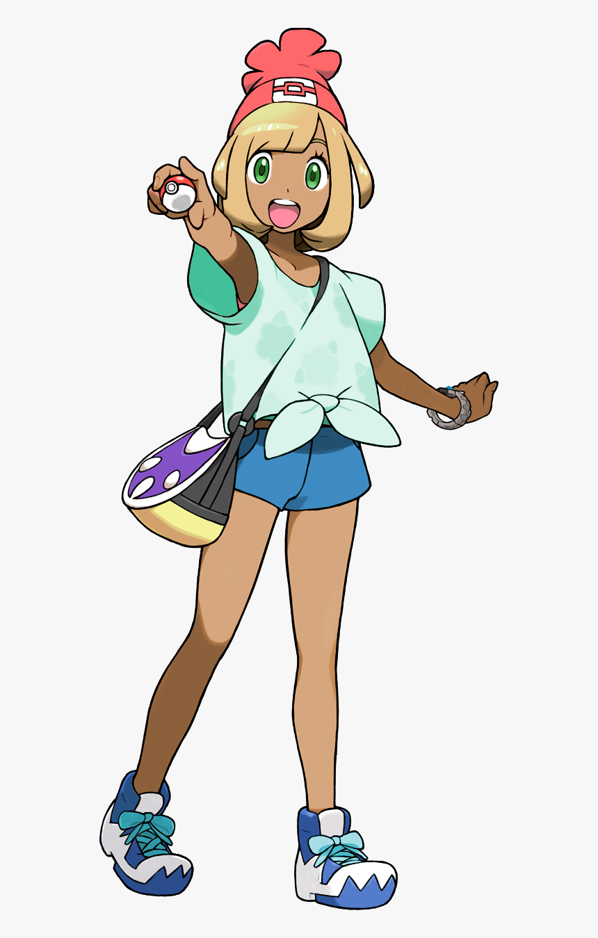 Custom Female Pokemon Trainer - Pokemon Sun And Moon Female Trainer, HD Png Download, Free Download