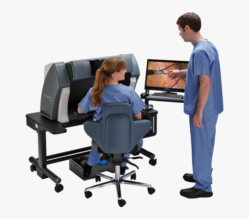 Dv Trainer 2 Userssmall - Robotic Surgery Training, HD Png Download, Free Download