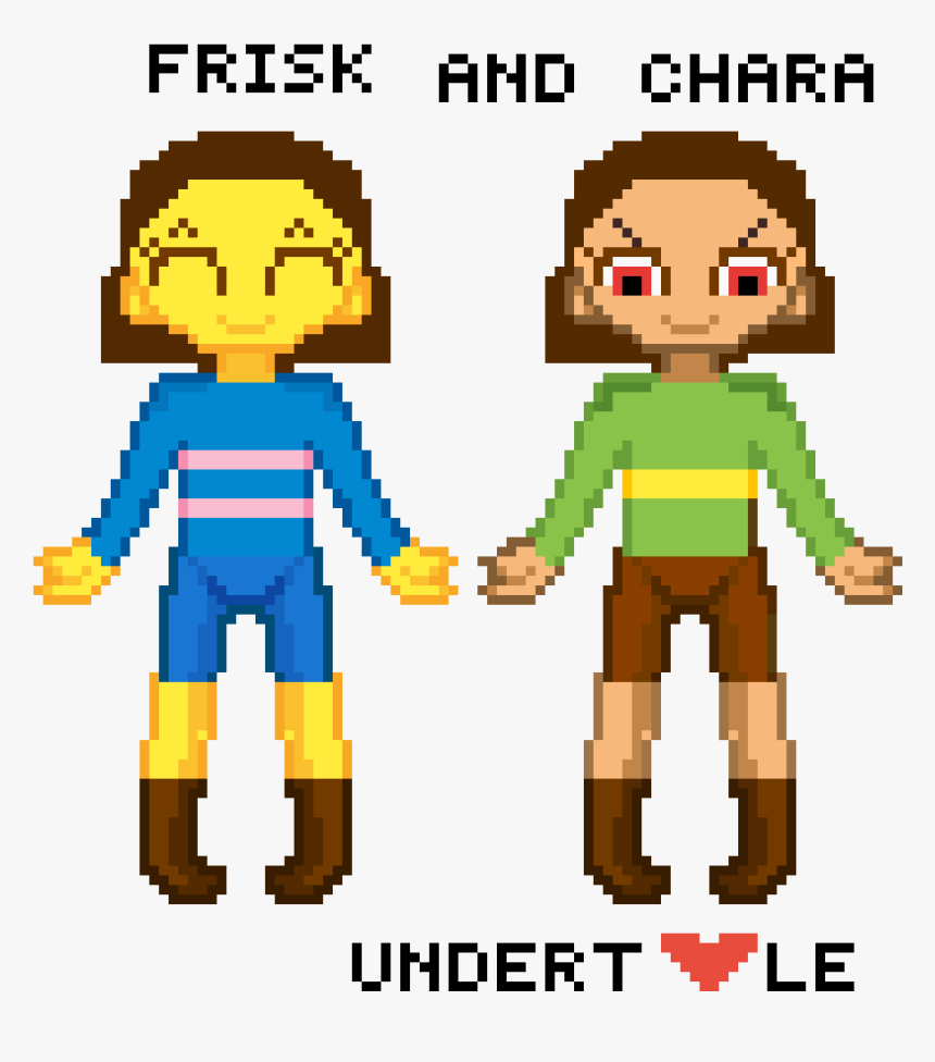 Undertale Frisk Png -undertale Frisk & Chara - Cartoon, Transparent Png, Free Download