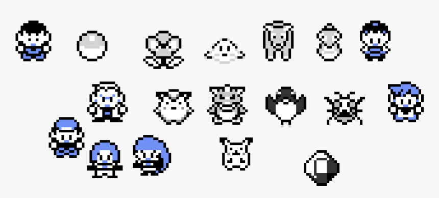 Pokemon Red And Blue Trainer Sprites, HD Png Download, Free Download