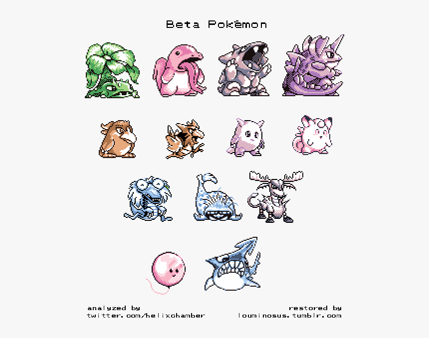 Did You Say “we Want More Sprites”no Well That’s A - Beta Pokemon, HD Png Download, Free Download