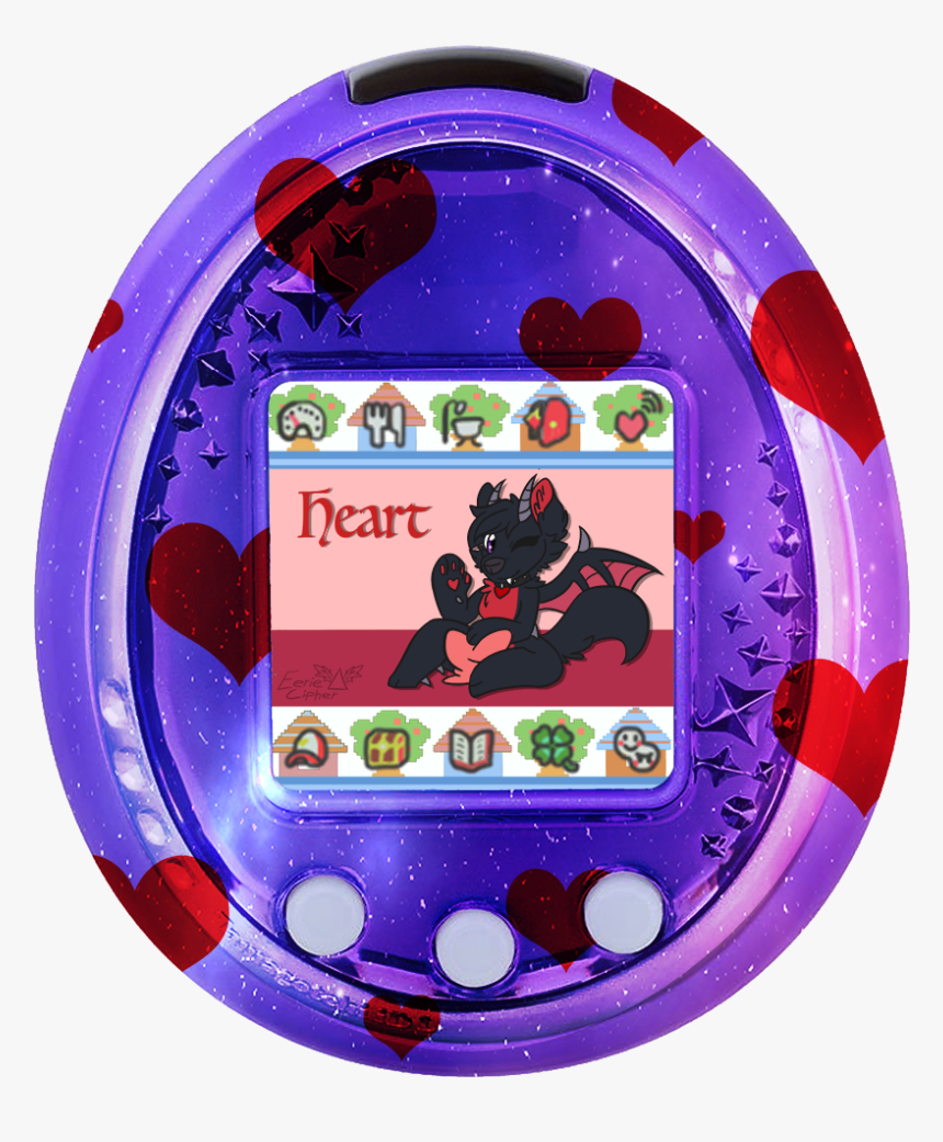 [c] Heart Tamagotchi Id L Badge - Inflatable, HD Png Download, Free Download