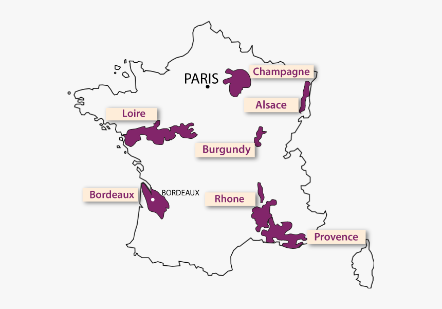Wine Regions In France - French Wine Region Tours, HD Png Download, Free Download