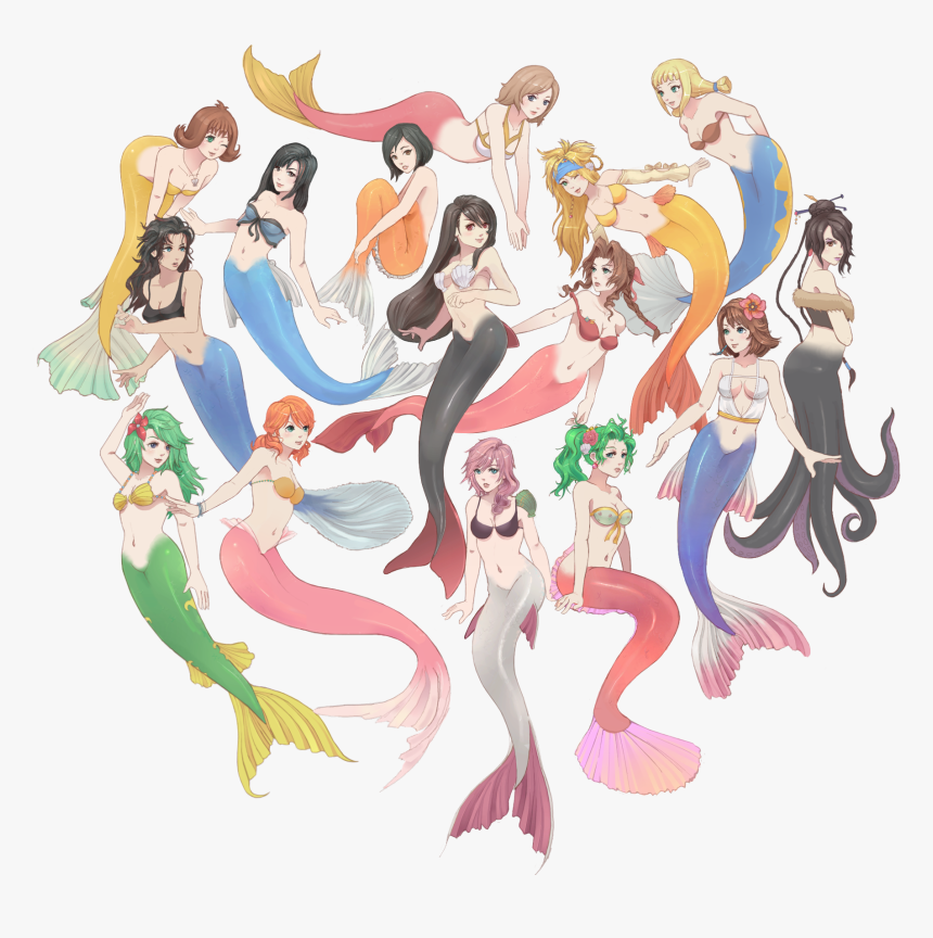 Final Fantasy Mermaids, HD Png Download, Free Download