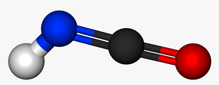 Isocyanic Acid 3d Balls - Dumbbell, HD Png Download, Free Download