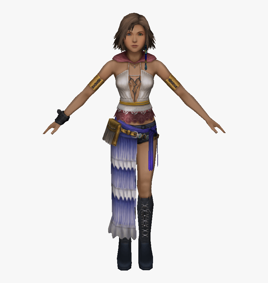 Final Fantasy X 2 Yuna Model, HD Png Download is free transparent png ima.....