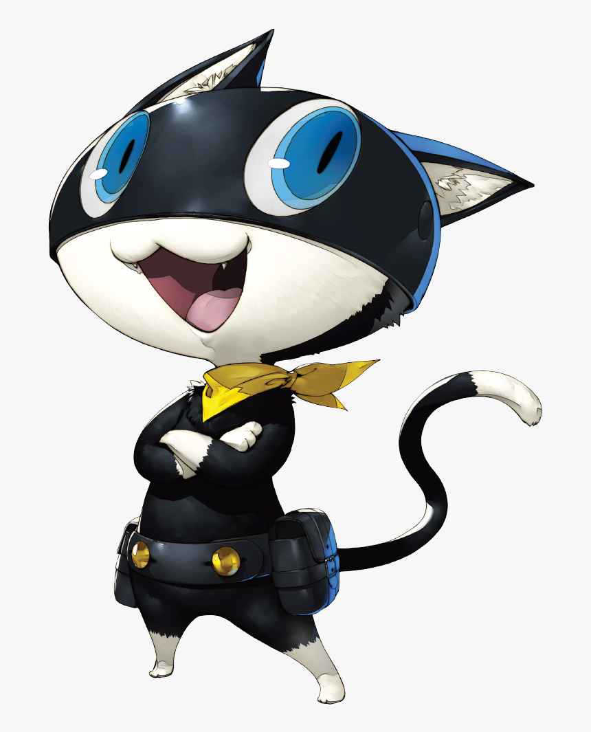 Persona 5 Morgana Drawing, HD Png Download, Free Download
