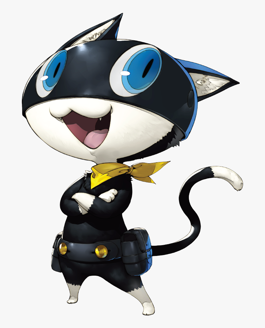 Persona 5 Morgana Drawing, HD Png Download - kindpng.