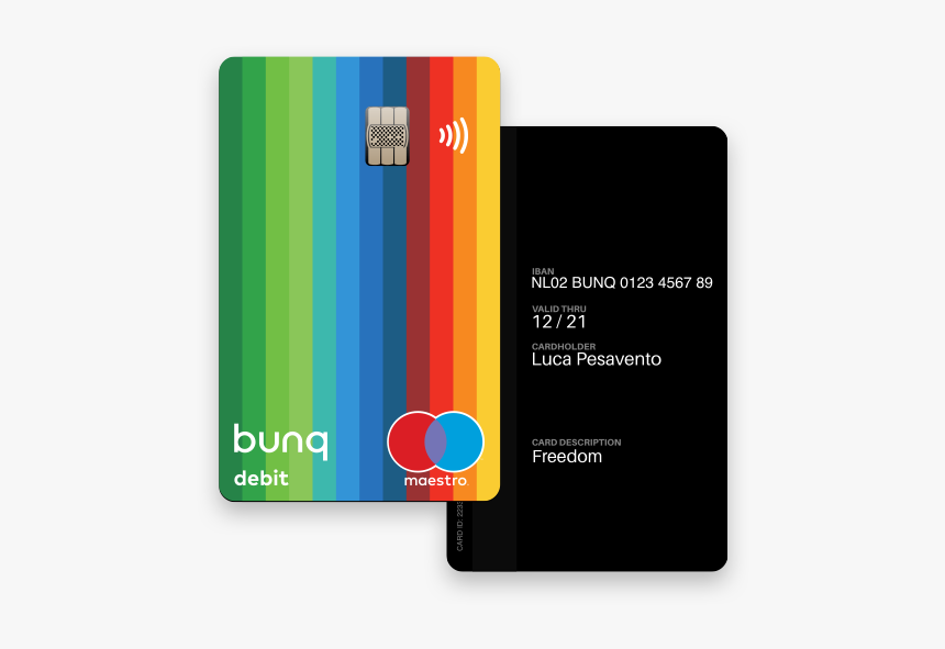 Bunq Mastercard, HD Png Download, Free Download