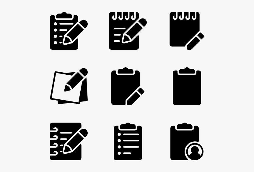 Notes And Tasks - Courses Vector Icon, HD Png Download, Free Download