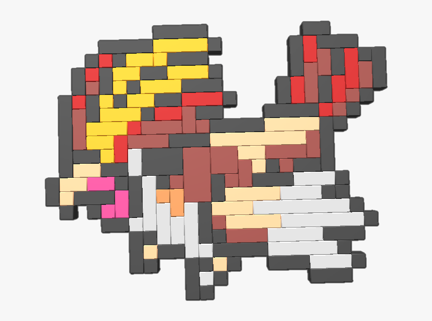 Pidgeotto Pokemon Pixel Art , Png Download - Pixel Art Pokemon Png, Transparent Png, Free Download