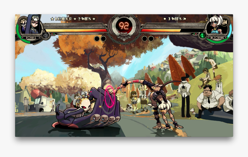 Skullgirls-doublescreen - Skullgirls H Game, HD Png Download, Free Download