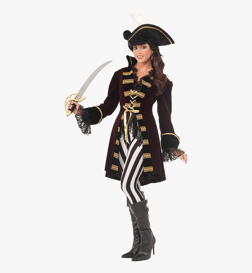 Womens Captain Morgana Costume - Female Pirate Costumes, HD Png Download, Free Download