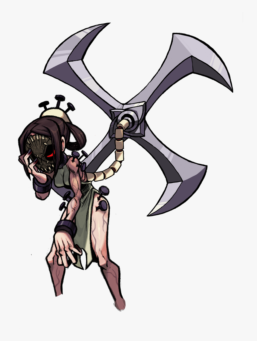 Skullgirls Painwheel Model Sheet, HD Png Download, Free Download