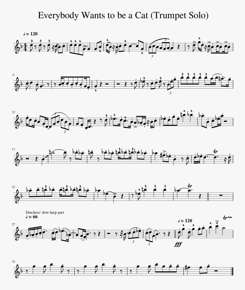 Orange Your Lie In April Violin Sheet Music, HD Png Download, Free Download
