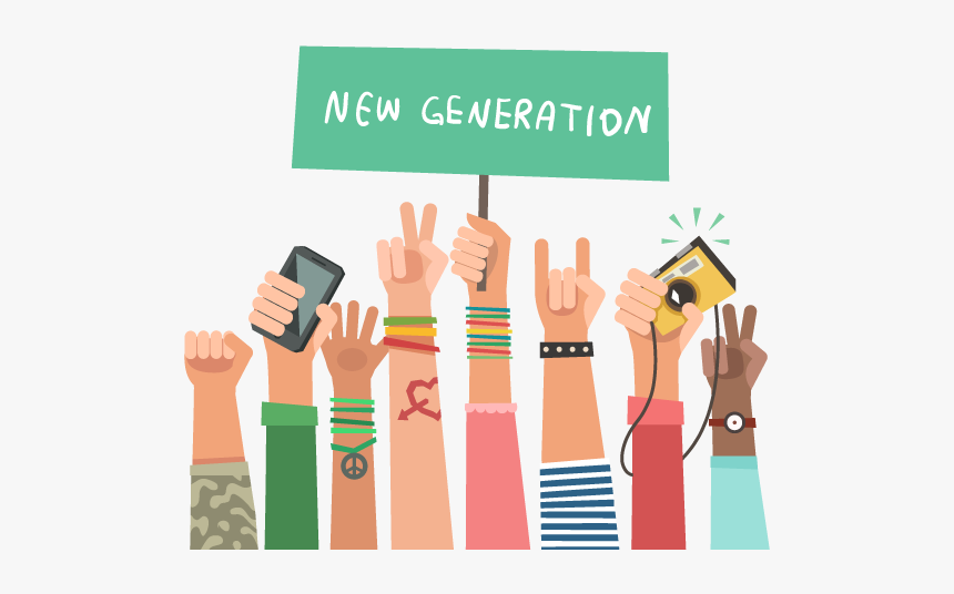 Resultado De Imagen Para Generacion Millennials Png - Youth Illustration, Transparent Png, Free Download