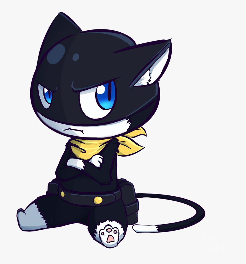 Cat From Persona 5 Hd Png Download Kindpng 