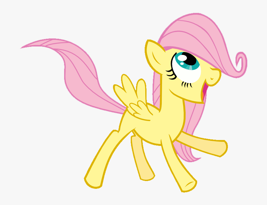 Fluttershy Filly Vector, HD Png Download, Free Download