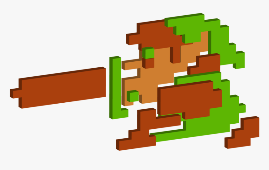 Legend Of Zelda 8 Bit Link Png, Transparent Png, Free Download